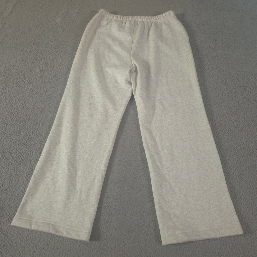 Old Navy Sweatpants Womens L Gray Extra High-Waisted Vintage Logo Straight Leg - Picture 10 of 11
